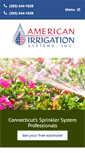 Mobile Screenshot of americanirrigationsystemsinc.com