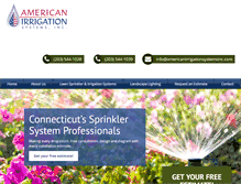Tablet Screenshot of americanirrigationsystemsinc.com
